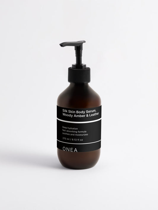 Sérum Corps Soie, Ambre Boisé
