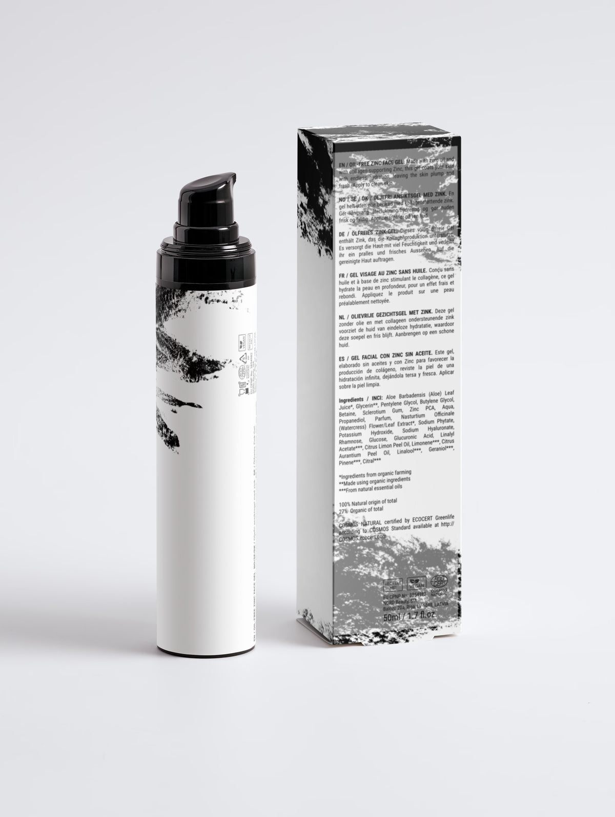 Gel Visage au Zinc Sans Huile Homme